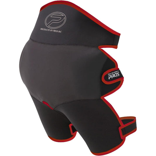 [3-Layer Structure/High Back Specification] Fishing Wear PROX Memory Foam Hip Guard Short/Long Black x Black/Black x Red/Black x Gray (PX388/PX3882/PX888/PX8882)