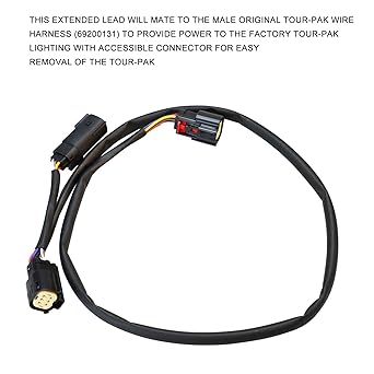 Quick Disconnect Harness Harley Davidson Tour Pack 2014-2022