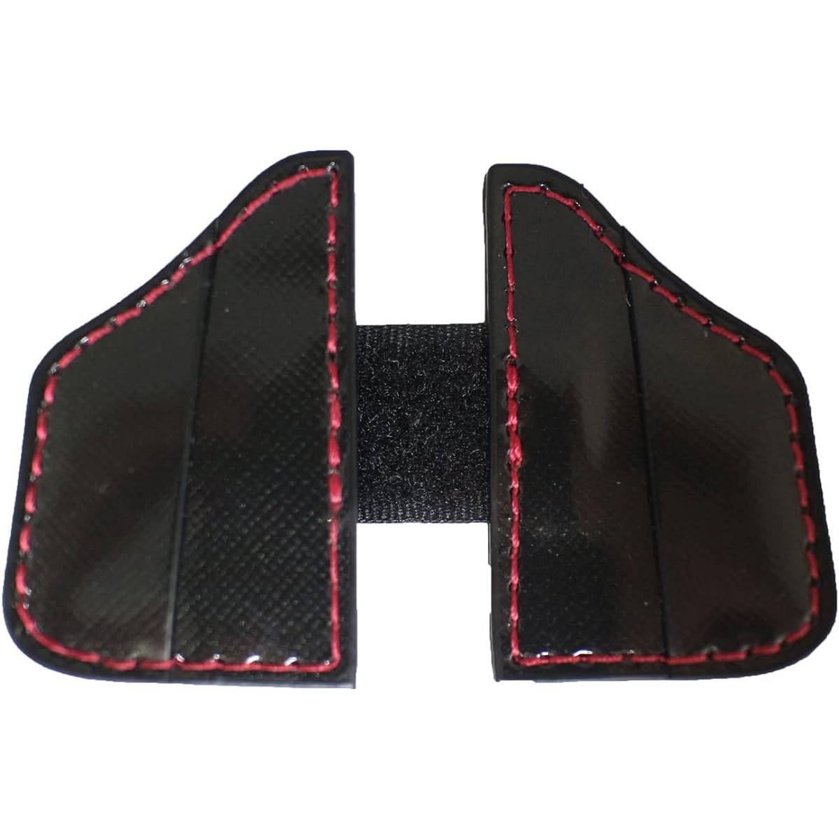 Leather Craft for Anglers (Lcfa) Gamakatsu Hechi Saguri Ginjiro/Ginsaro Dual Use Elbow Pad Cover Embossed Enamel Black