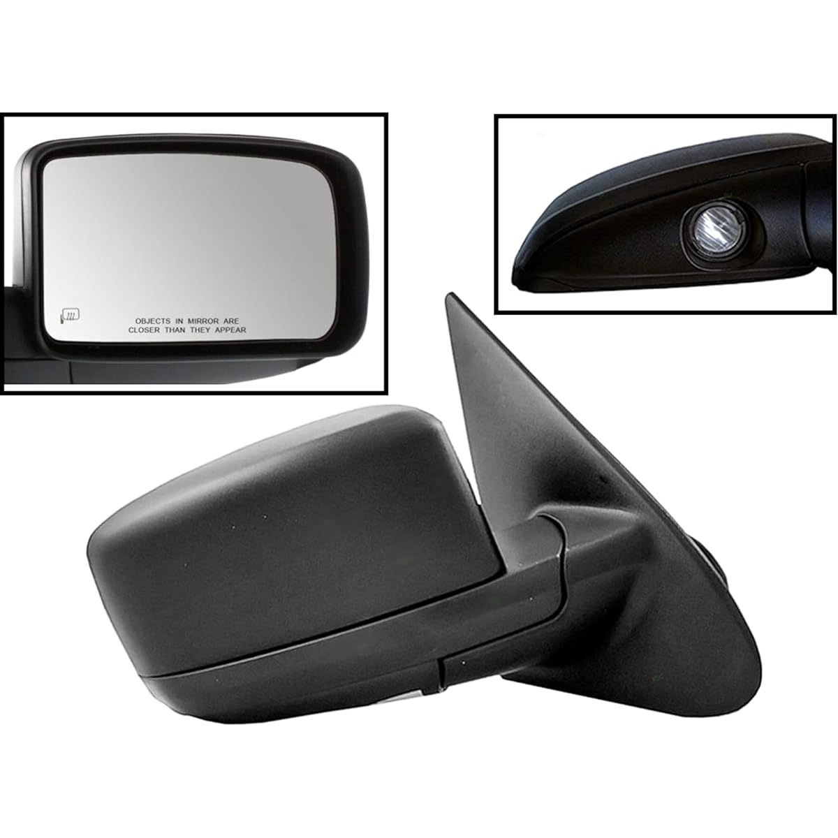 OE replacement Ford Expedition Passenger seat side Mirror outside rear view (PARTSLINK NUMBER FO1321249)