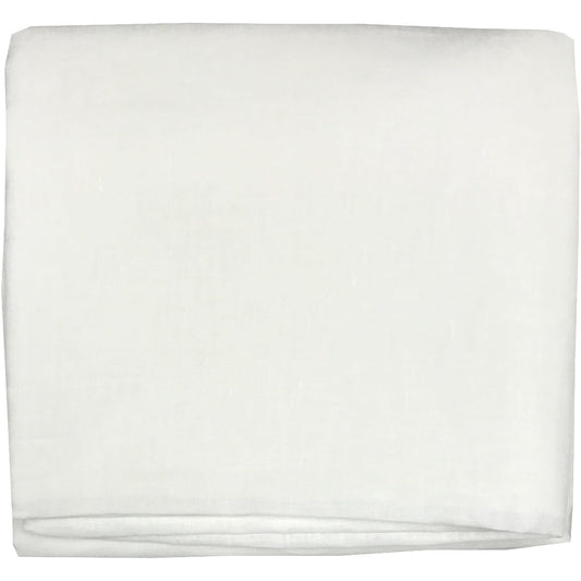 Cadeau Fitted Sheet Standard Semi-Double Bed (Linen/White) Smooth, Non-stuffy, Absorbent, Quick Drying (120 x 200 x 30 cm)