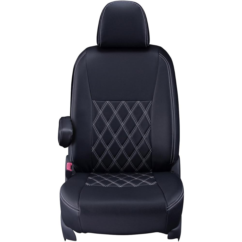 Clazzio Seat Cover Hustler/Flare Crossover Clazzio Diamond Black x White Stitch ES-6062 [16ESA6062K]