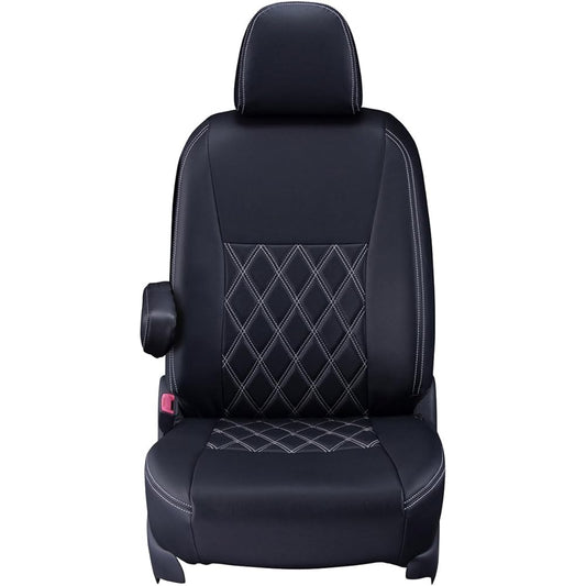 Clazzio Seat Cover Hustler/Flare Crossover Clazzio Diamond Black x White Stitch ES-6062 [16ESA6062K]