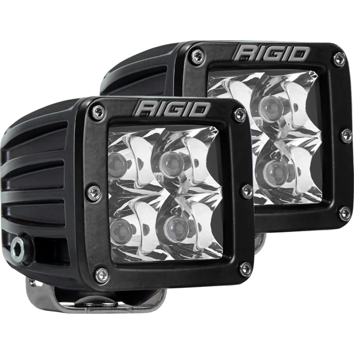 [Rigid Industries Genuine] D-Series Pro LED Light 2 sets of light emitting pattern: Spot surface mount type