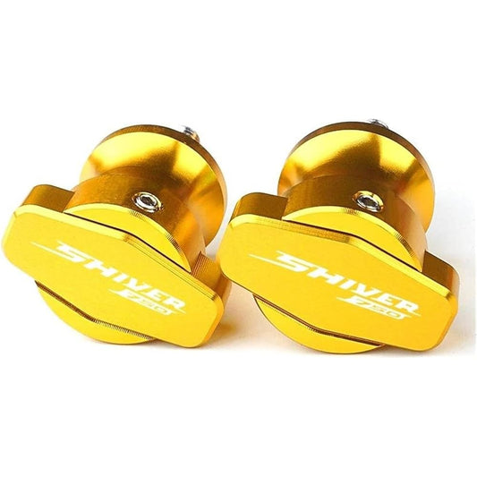 Motorcycle Bobbin Slider Stand M6 Motorcycle Accessories Swing Arm Spool Slider Stand Screw For 750 SL750 2007-2015 2011 2012 2013 2014 2015 (Color: Gold)