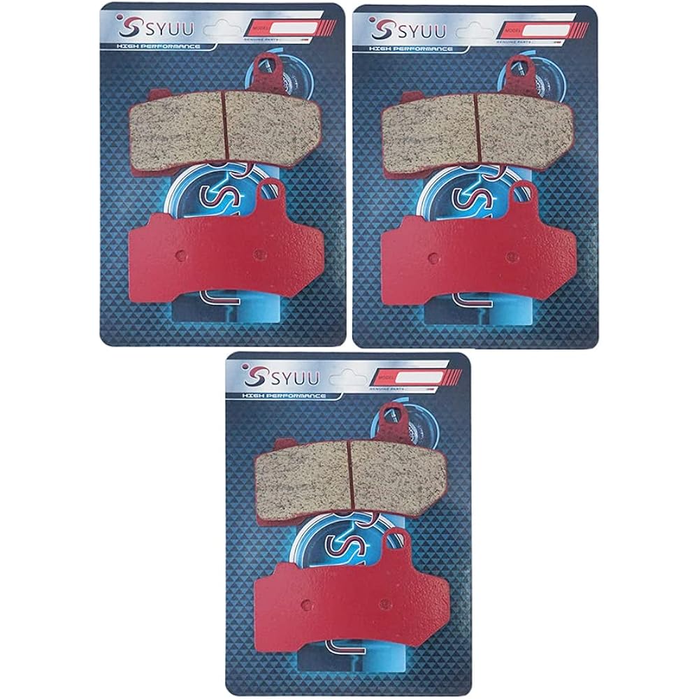 S SYUU Front and Rear Ceramic Brake Pads Compatible with Harley-Davidson Touring FLHXS Street Glide Special FLHTK/FLHTKL Electra Glide Ultra Limited Low 2015 2016 2017 2018 FA409FR