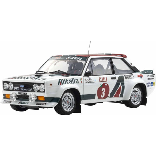 Kyosho Original 1/18 Fiat 131 Abarth Rally 1978 1000 Lakes #3 Completed Product KS08376E