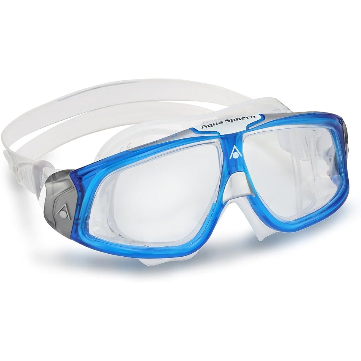 Aqua Sphere Swimming Goggles SEAL 2.0 BLUE/WHITE CLEAR LENS Asian Fit 176300 176300