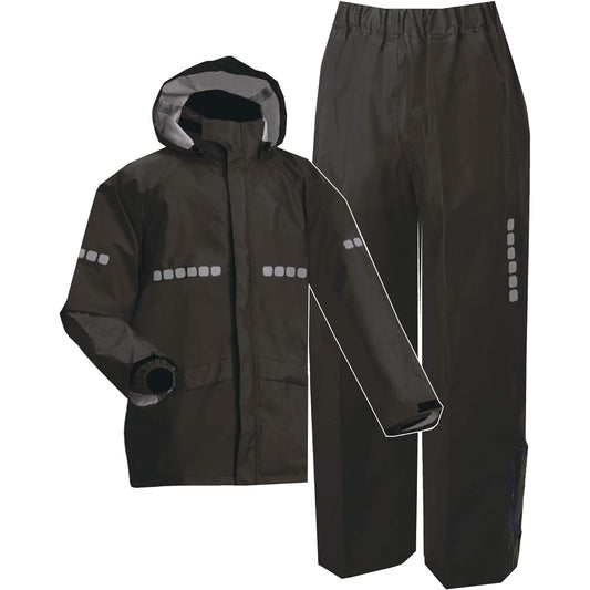 [APt PRO] AP1000 Working Rain Suit (Black, S)