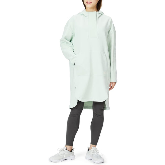 [Adidas] Sweatshirt Parka PRSVE Oversized Fit Double Knit Hooded Tunic VM083 Women's