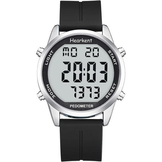 Hearkent Pedometer Walking Watch for Seniors, Non-Bluetooth, No App Required, Includes Step Calorie Counter and LCD…