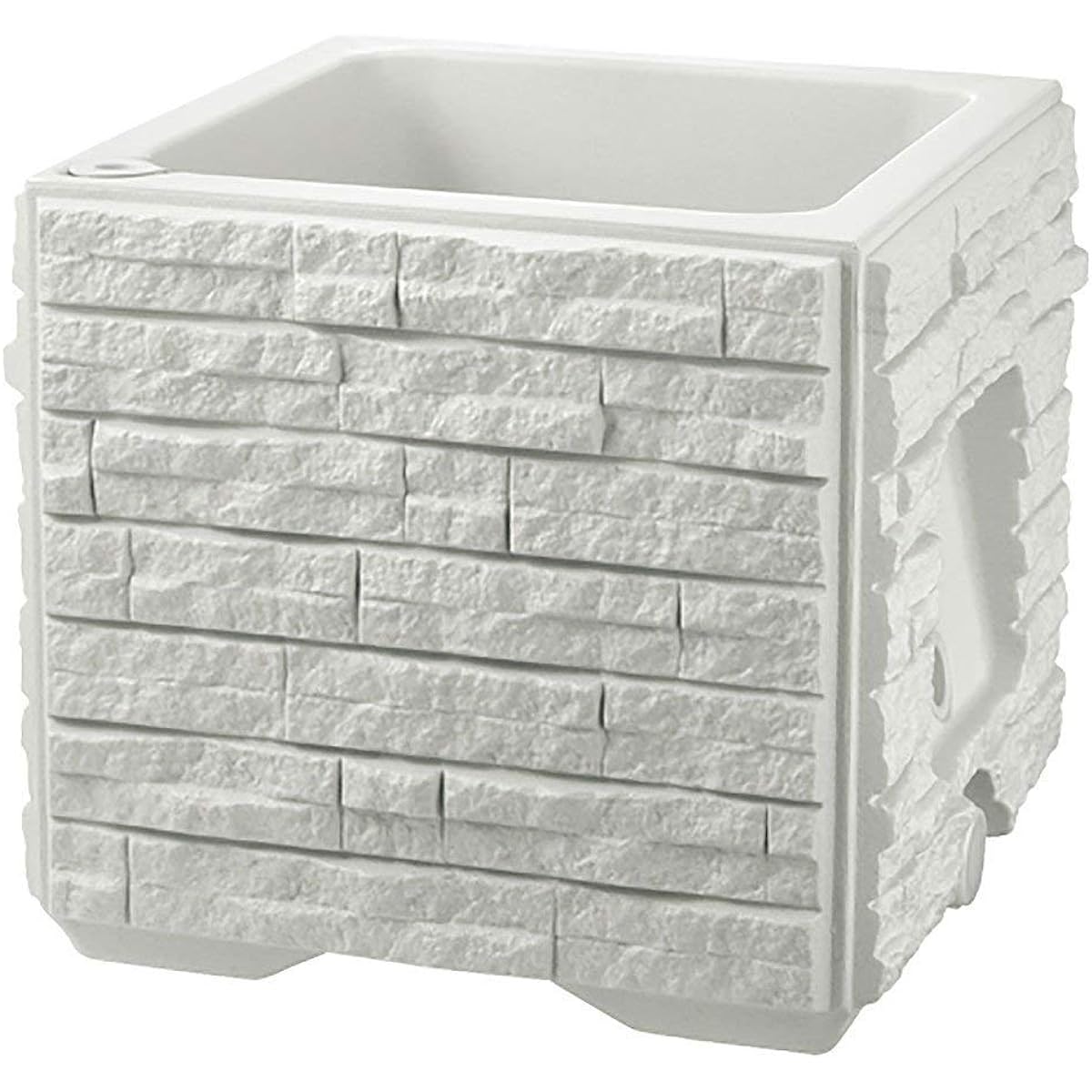 Richel Town Planter WS Square 45 Type Masonry Sand Gray