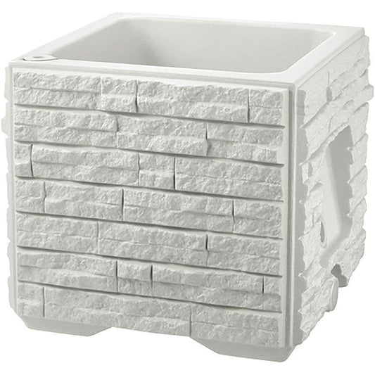 Richel Town Planter WS Square 45 Type Masonry Sand Gray