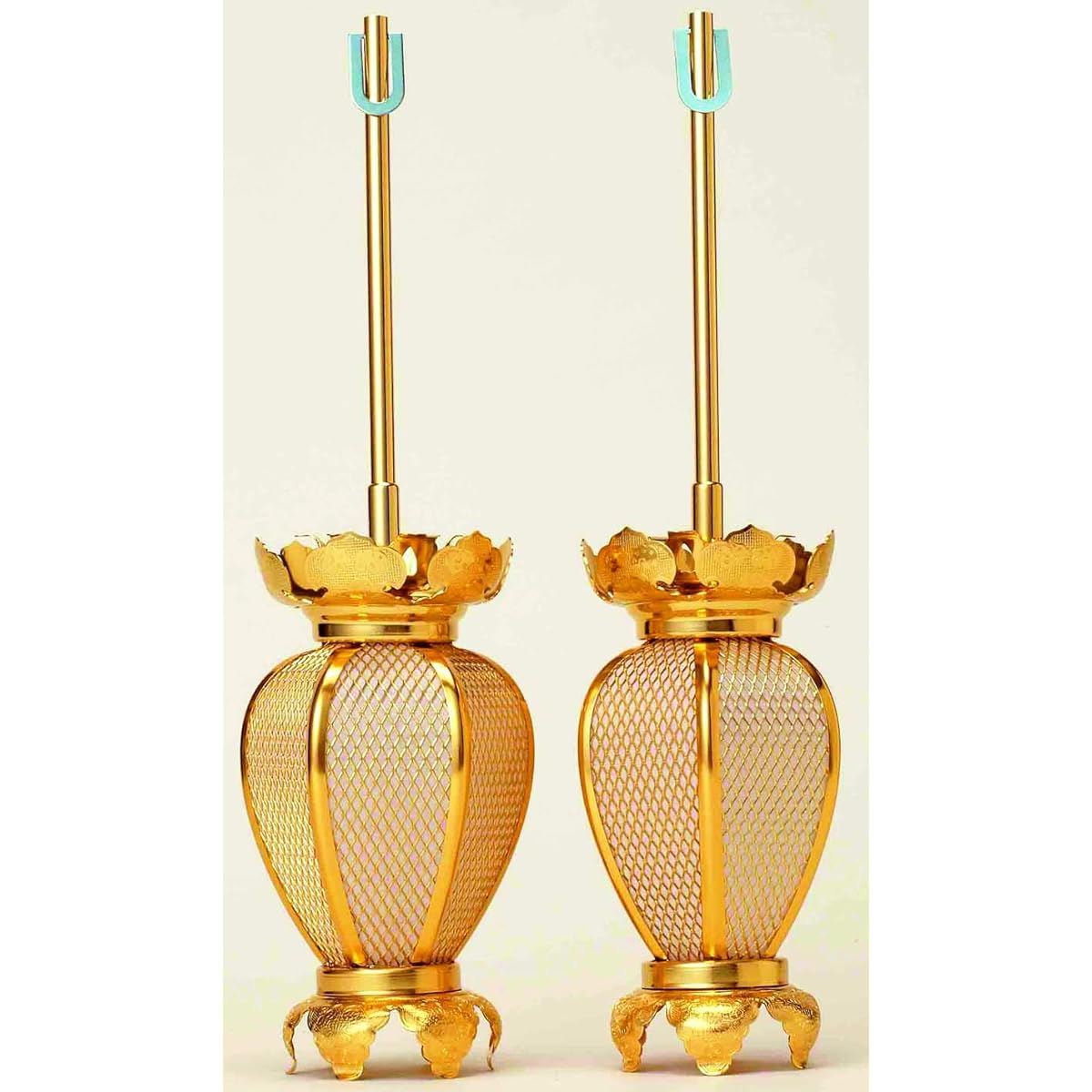 Hanging Lantern, Aluminum Natsume Type, Medium, Diameter 9cm, 1 Pair, Electric Cord Included, Heaton Included, Kyoto Buddhist Altar Isemura