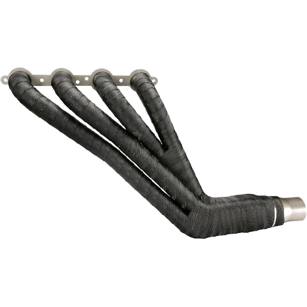 Design engineering black titanium exhaust heat trap with LR technology 2 "x 50 'Roll 010003