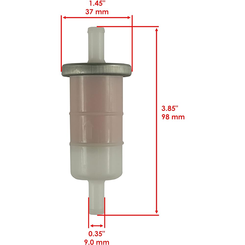 Caltric fuel filter Yamaha XVS1100 v Star 1100 Classic 2002 2003 2005 2006 2007 2008 2009