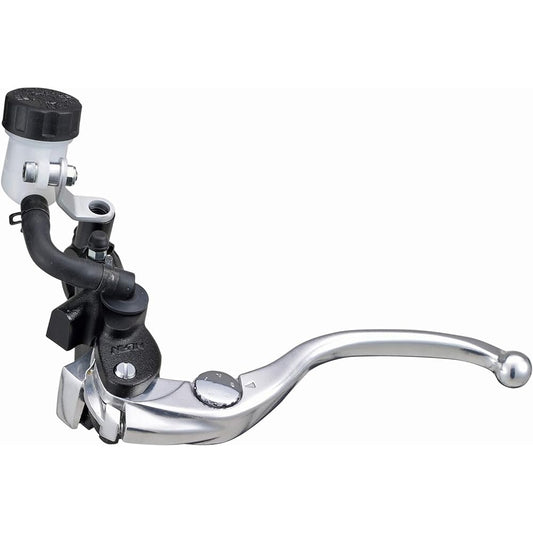 Daytona NISSIN Motorcycle Radial Clutch Master Cylinder Vertical φ19 (Horizontal 14mm Equivalent) Black Body/Buff Clear Lever 78400