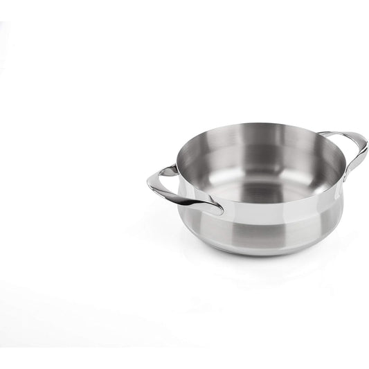 Barazzoni Two-handed pot stainless steel ∅24 x H10cm Low casserole MY LADY 510004024