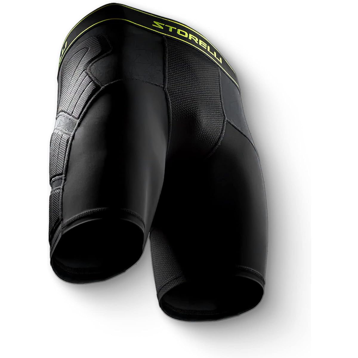 Storelli Uni BodyShield Impact Slider, Impact Protection, Sweat Wicking, UV Resistant Athletic Undershorts for Soccer & Heavy Duty Sports, Black XL