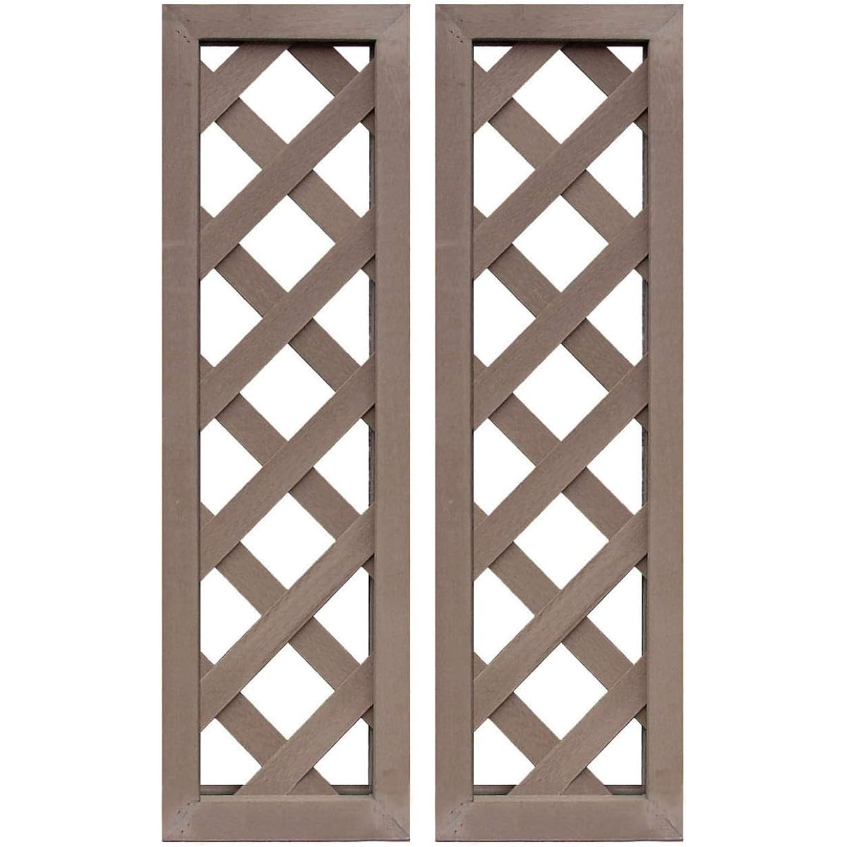 igarden iwood lattice dark brown H90cm x W30cm set of 2 X9030D-02