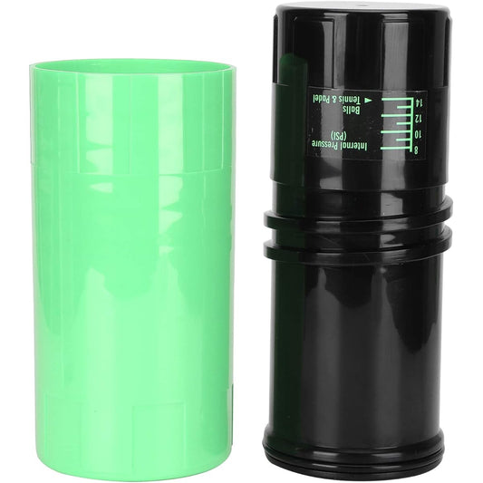 Haofy Tennis Ball Saver, Professional Tennis Ball Pressurizer, Tennis Ball Storage Canister to Keep Balls Fresh and Restore Ball Bounce as (Green)
