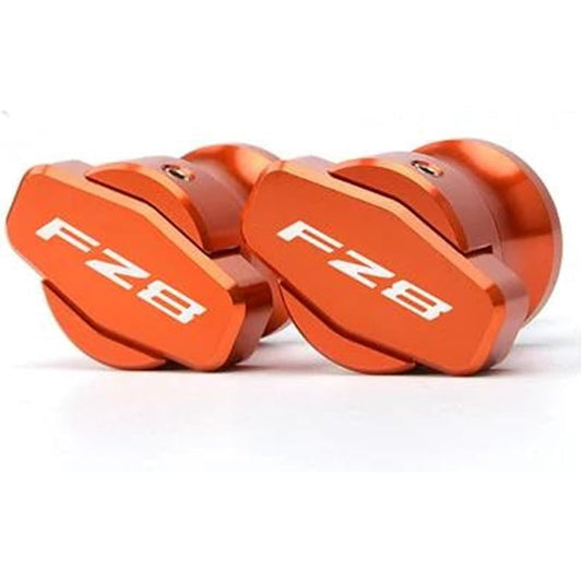 Bike Stand Swing Arm Slider Motorcycle 6mm Swing Arm Spool Slider Stand Screw For FZ6 2004-2008 FZ8 FZ 6 FZ 8 2011-2012 (Color: Orange, Size: FZ8)