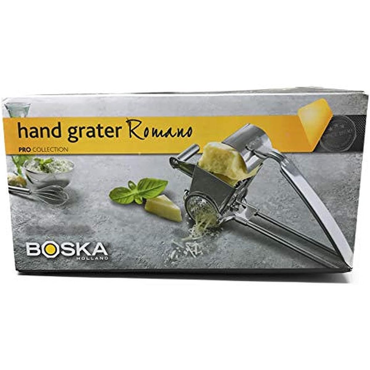 BOSKA Grater Stainless Steel 200 x 85 x 100mm BOSKA Hand Grater Romano 853805