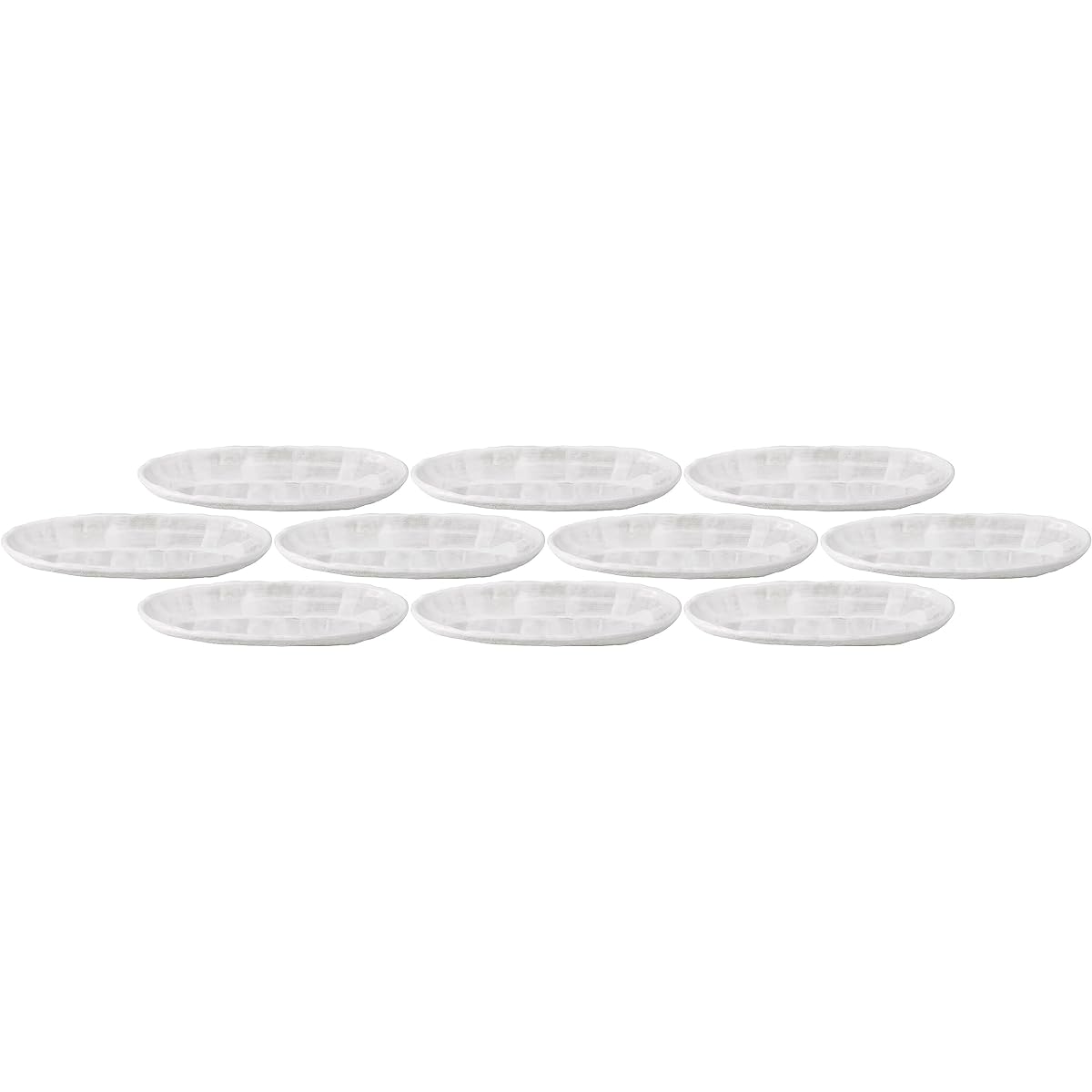 Set of 10 Unofu 10.0 Boat-shaped bowl [33 x 15 x 3.5 cm] [Long plate]