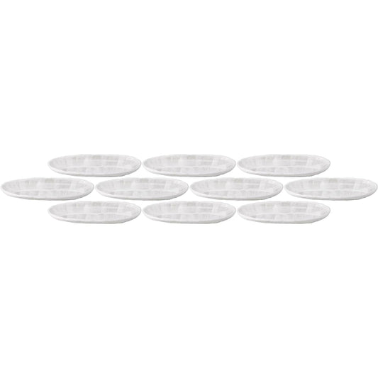 Set of 10 Unofu 10.0 Boat-shaped bowl [33 x 15 x 3.5 cm] [Long plate]