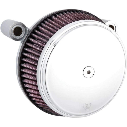 Arlen Ness 18-307 Big Sucker Stage I Air Filter Kit with Cover - Smooth - Chrome