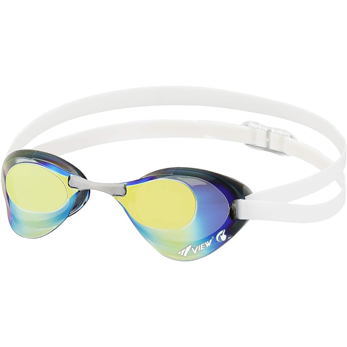 VIEW Competitive Swimming Goggles Blade Mirror Coating UV Protection Anti-Fog Coating V121SAM