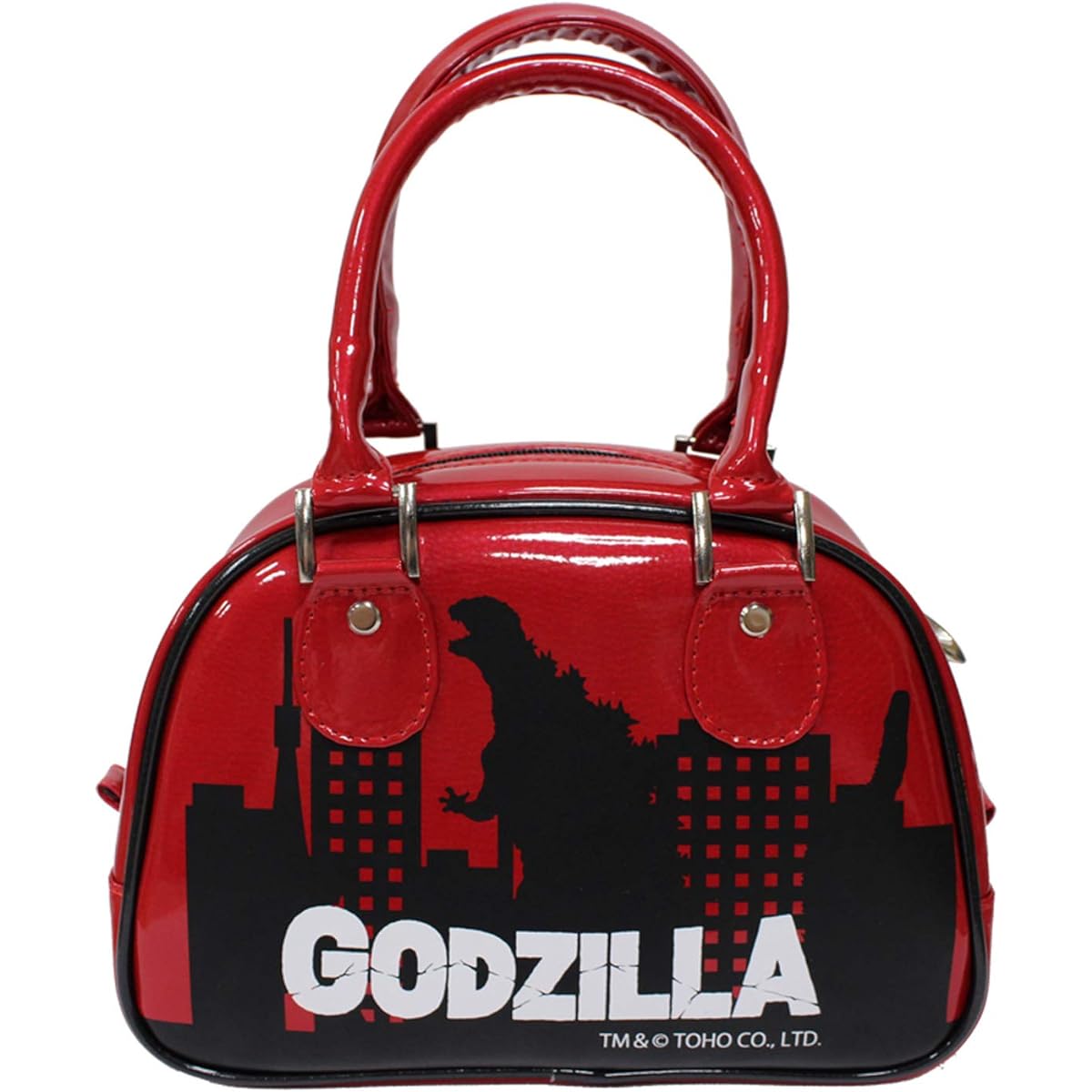 Hokushin Trading HTC Golf Golf Boston Bag Red GODZILLA [Godzilla] Pouch 2019 Model BAG0003