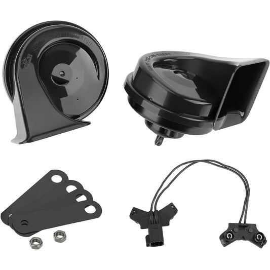 Carhorn Ford compatible 12V Waterproof Katatsum Rehorn 110-125DB High/Roteone (with 3 pairs of horn plug)