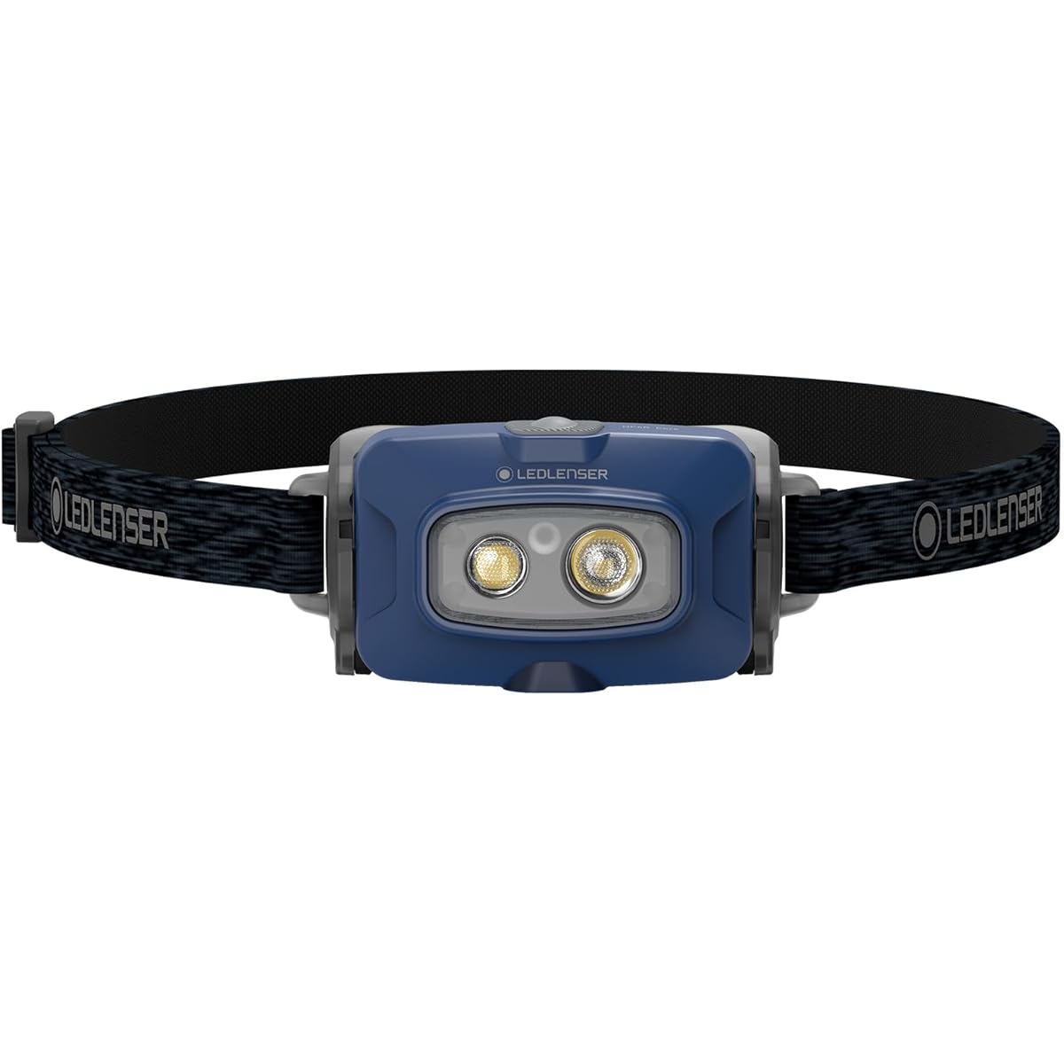Ledlenser LED headlight rechargeable HF4R Core up to 500lm bright IP68 waterproof small 72g lightweight red sublight for fishing, mountain climbing, camping, outdoor work, integrated battery