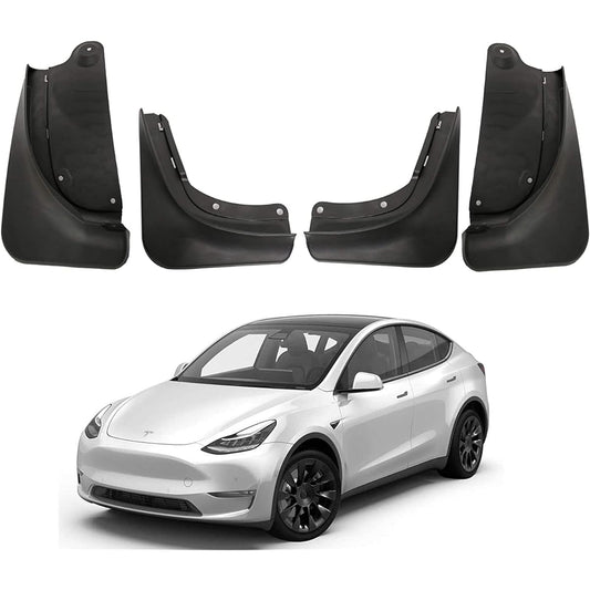 BASENOR Mud Flaps Splash Guards Winter Vehicle Dirt Protection No Drilling Required (Set of 4)
