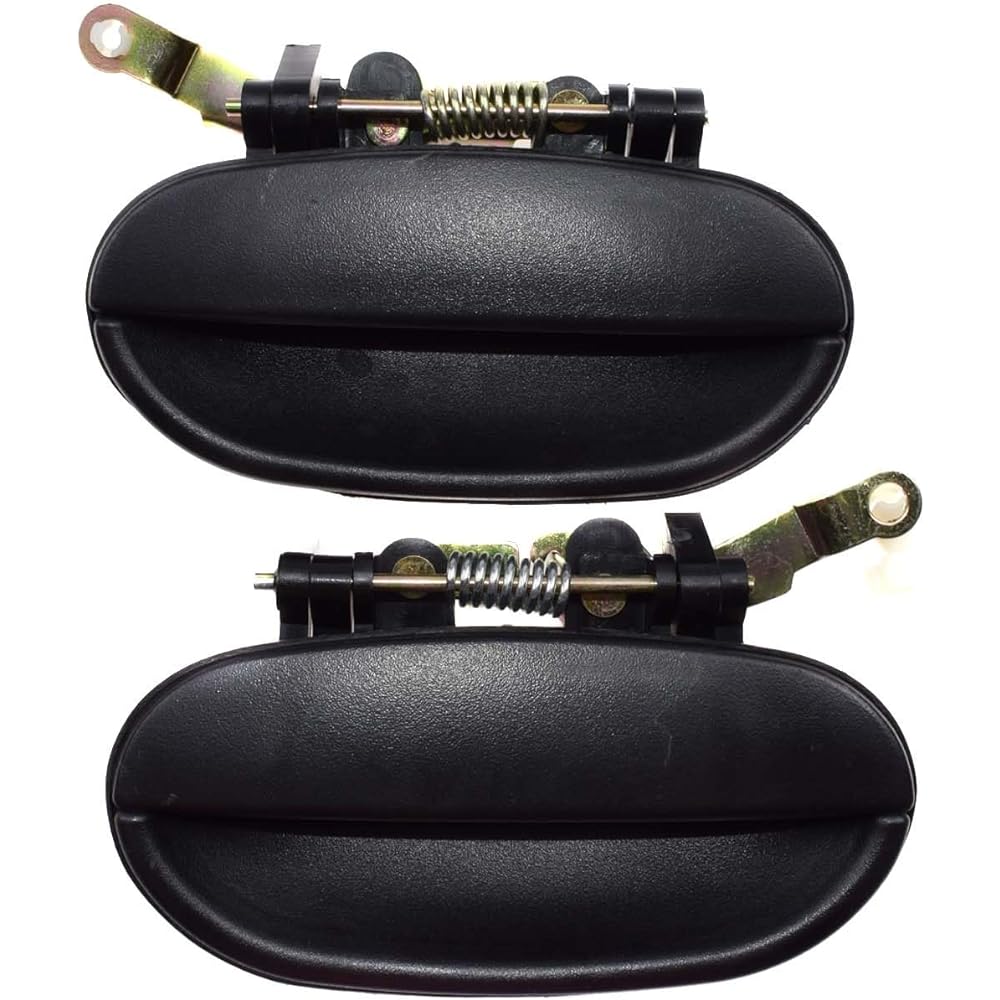 Car parts outer exterior door handle wind lean left and right LH RH driver Passenger Hyun Dianex cent 1995 1997 1998 1999 Car Parts (color: FRR 2 RIGHT PAIR)