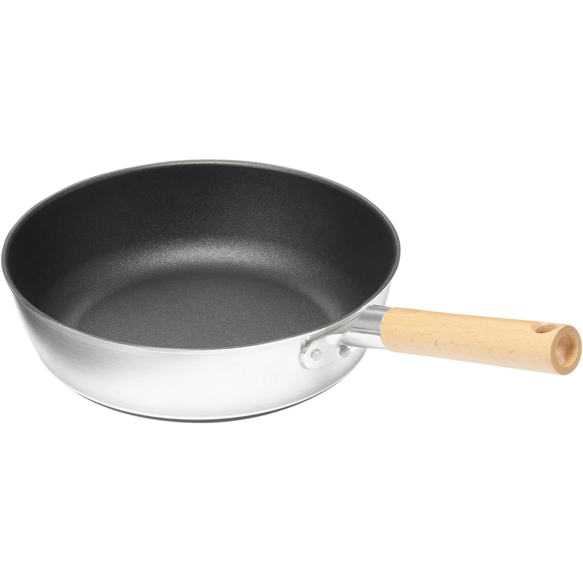 MUJI Non-stick frying pan that can also be used as a pot, diameter 28cm, deep, IH compatible 83453695