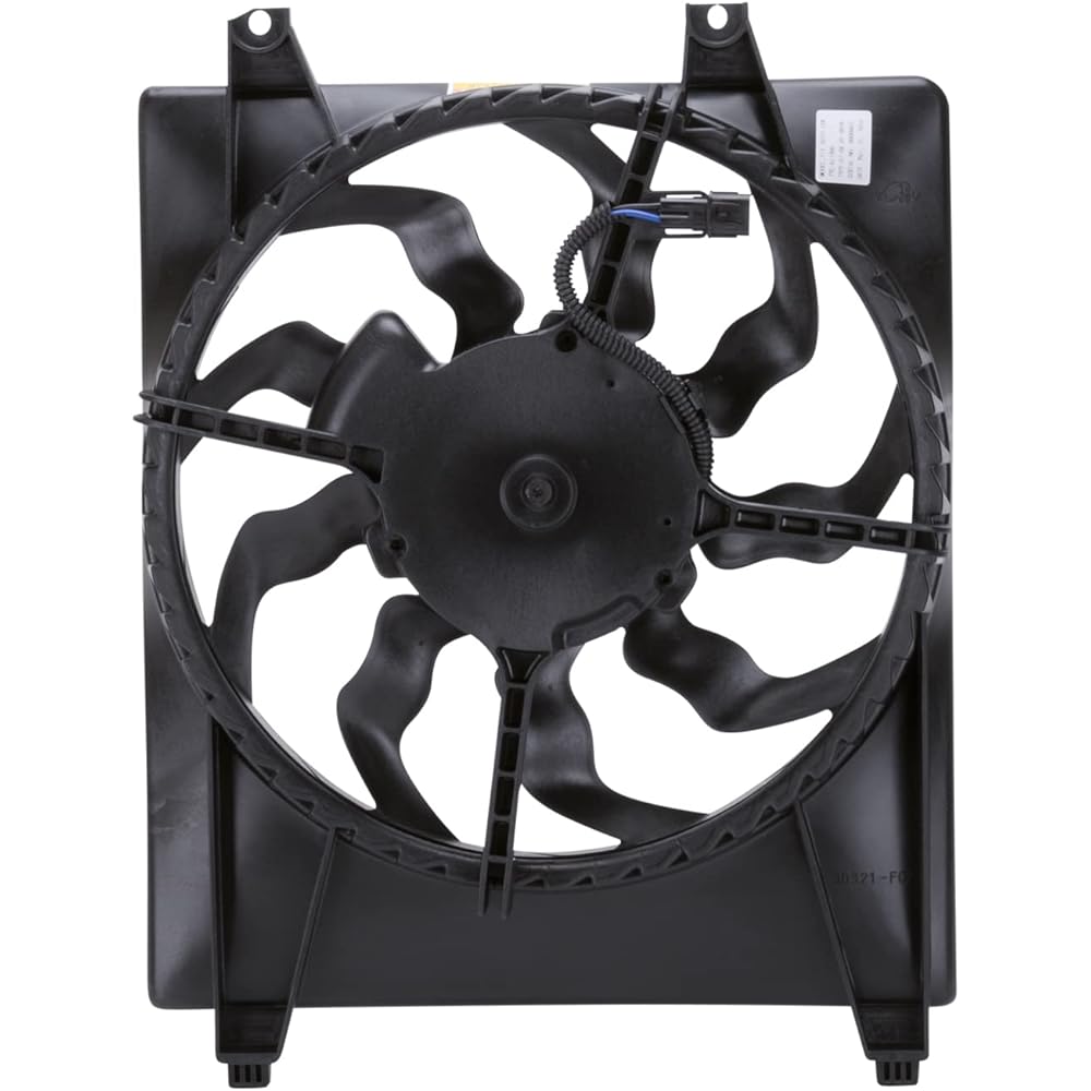 TYC 611000 Hyundai Santa FE replacement condenser Cooling Fan Sembris