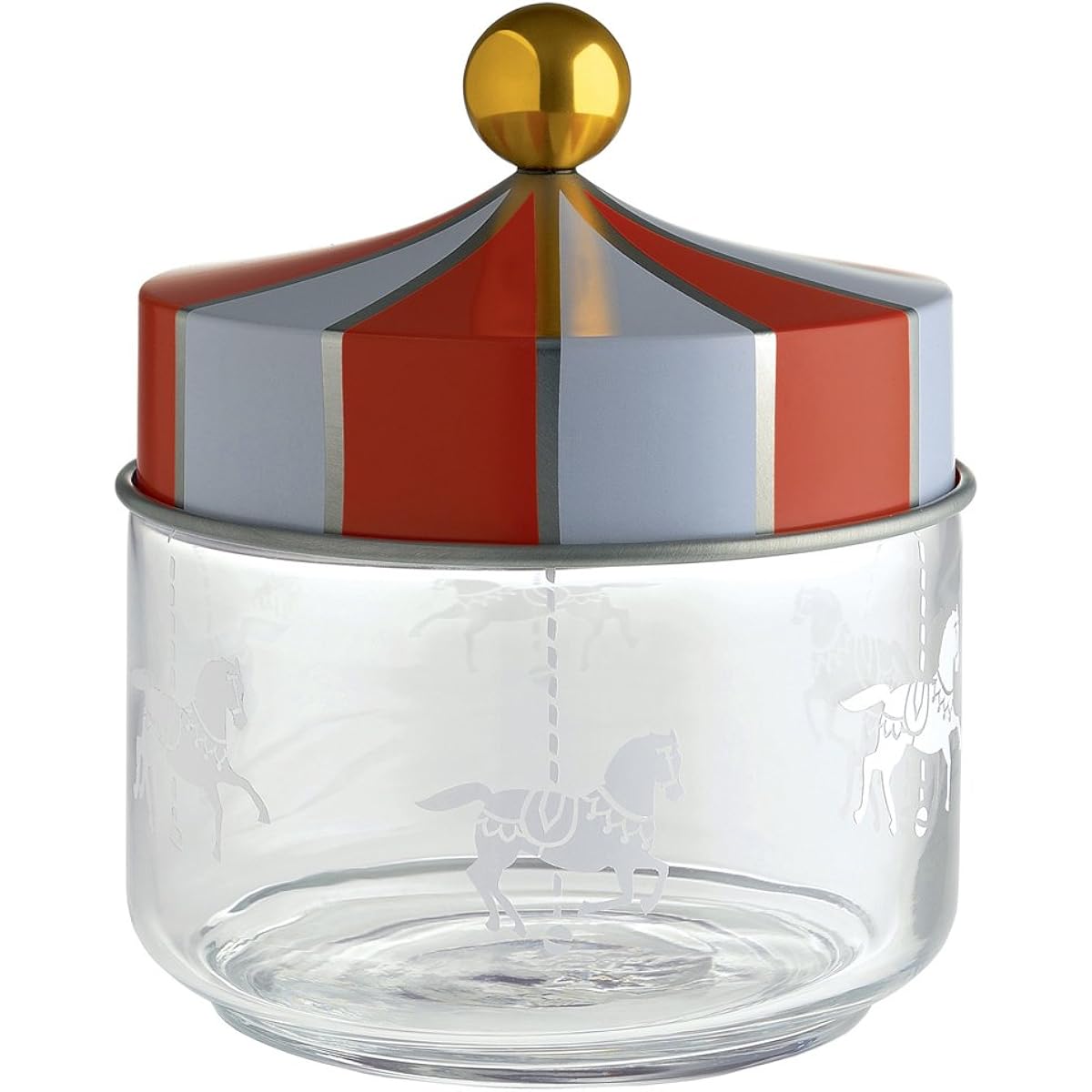 ALESSI Circus Glass Jar MW30/50 500ml