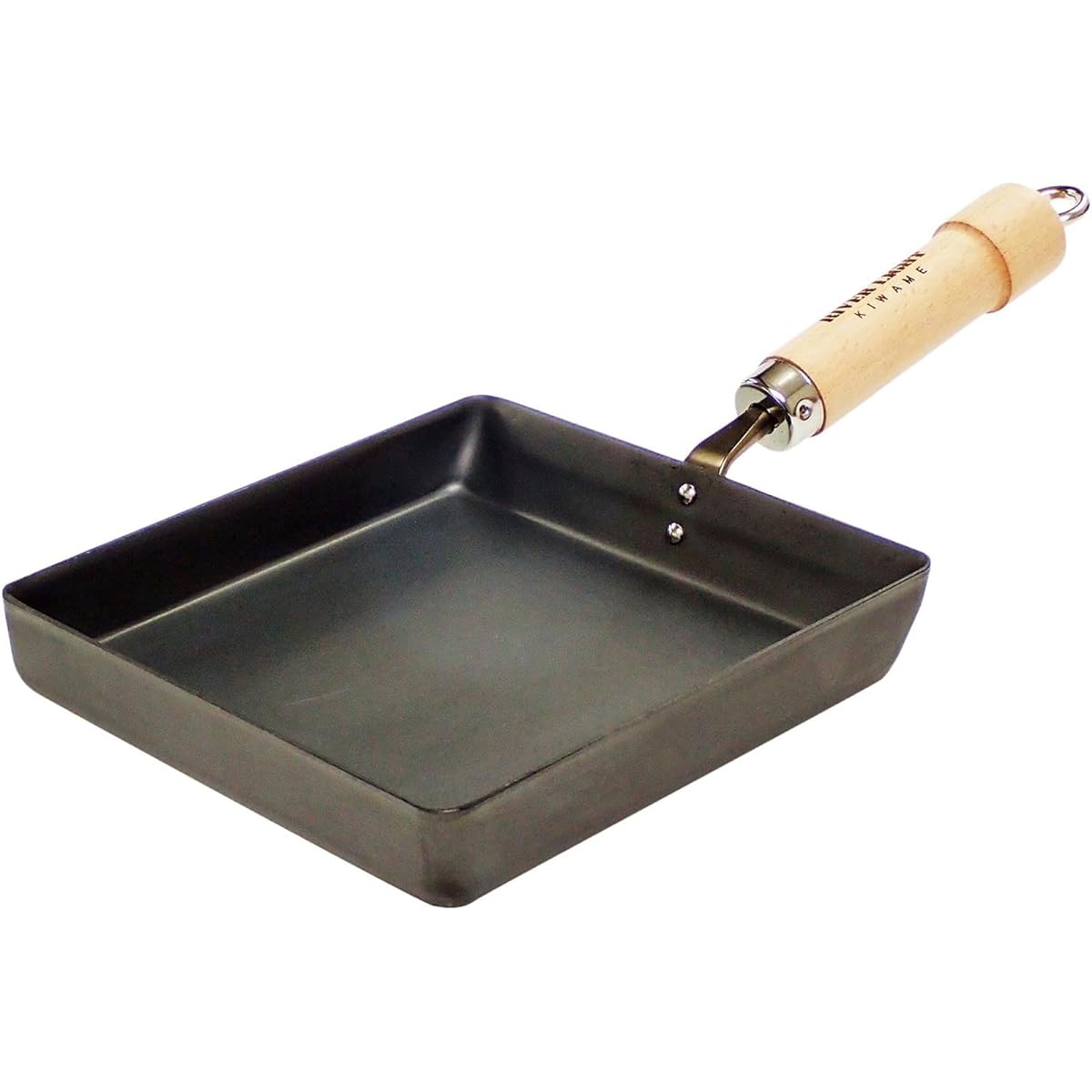 River Light Kiwami JAPAN Iron Tamagoyaki Frying Pan Large Iron Nitride Nitriding Compatible with IH Rust Resistant Made in Japan J1618
