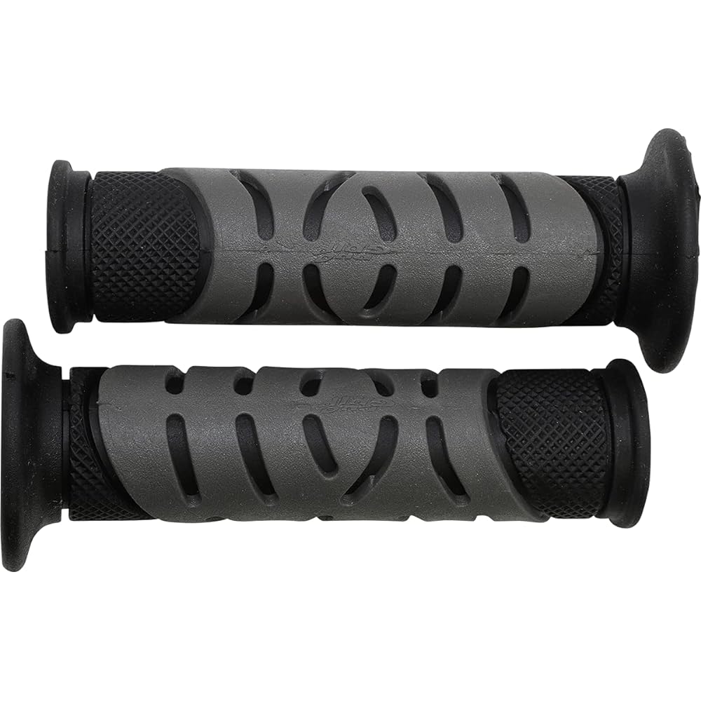 Pro Grip 719BKGYoe Black/Gray Model 719 Sport Bike Grip PG Open End