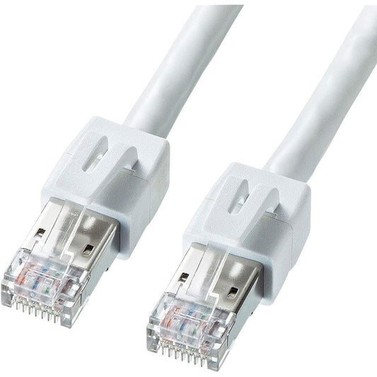 Sanwa Supply CAT6STP LAN Cable (30m) 1Gbps/250MHz RJ45 Anti-Claw Breaking White KB-STP6-30W