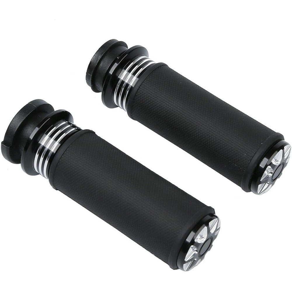 TCT-MOTORPARTS Electric Handlebar Hand Grip 1 Inch for Harley Touring Road King FLHR Street Glide FLHX 2008-2023 Fat Boy 114 FLFBS Heritage Classic FLHC Softail Slim FLSL Street Bob