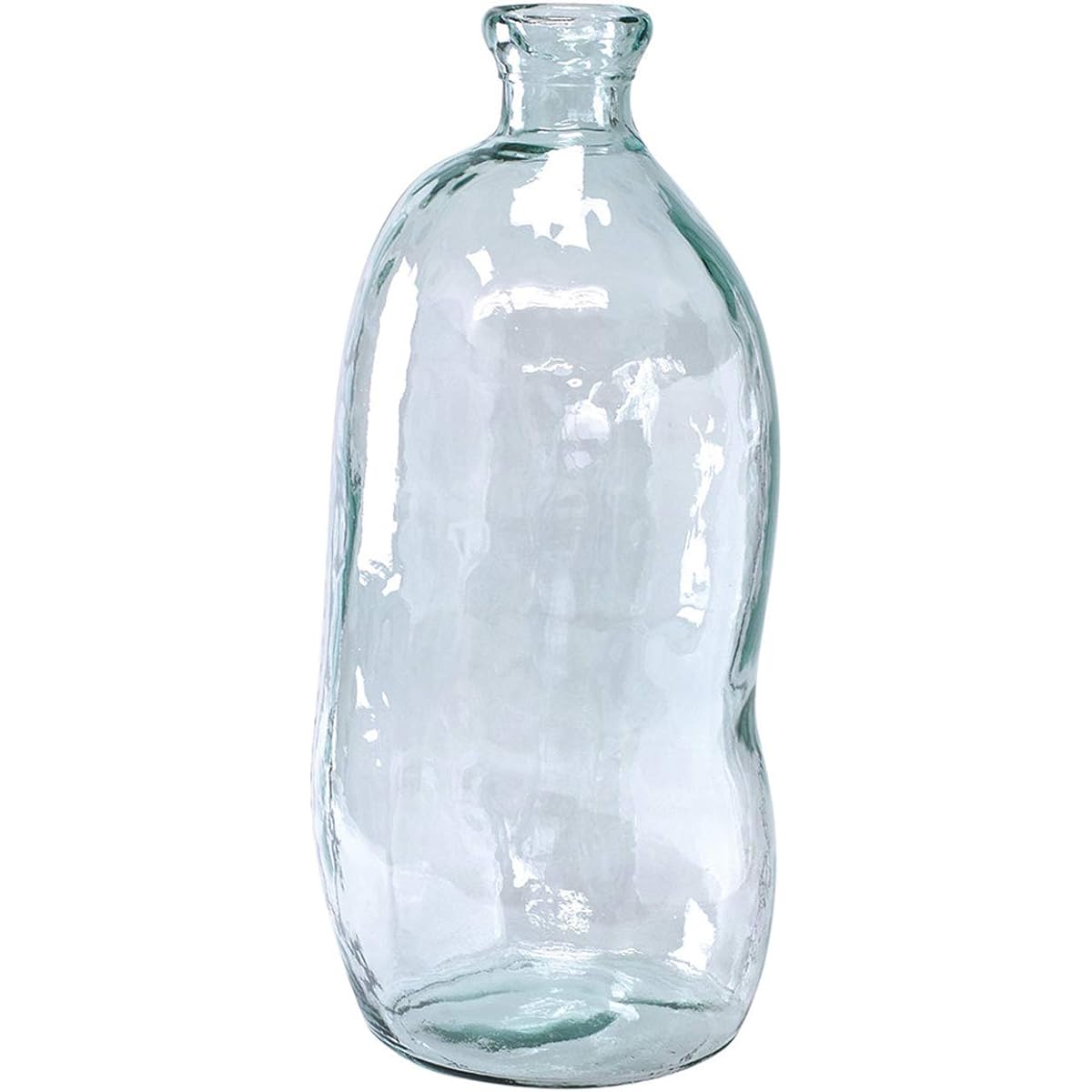 SPICE OF LIFE Vase Recycled Glass Flower Vase UNO VALENCIA Clear Diameter 34cm Height 73cm Spanish Glass Large VGGN1010