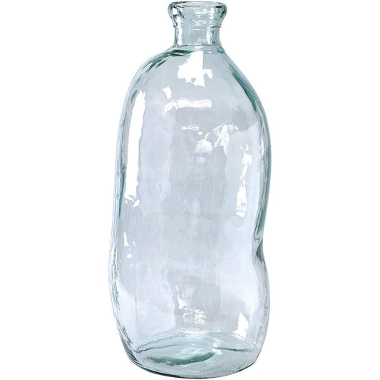 SPICE OF LIFE Vase Recycled Glass Flower Vase UNO VALENCIA Clear Diameter 34cm Height 73cm Spanish Glass Large VGGN1010