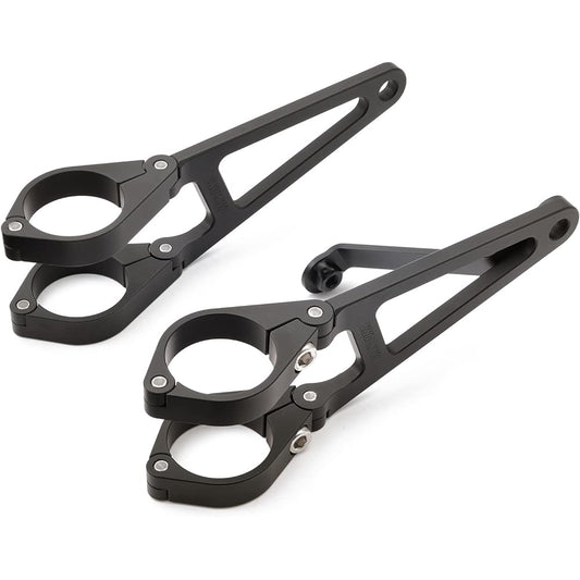 Daytona Motorcycle Headlight Stay SR400/500(93-21) Separate Hanging Compatible Normal Headlight Compatible Bracket Set 25225 Black