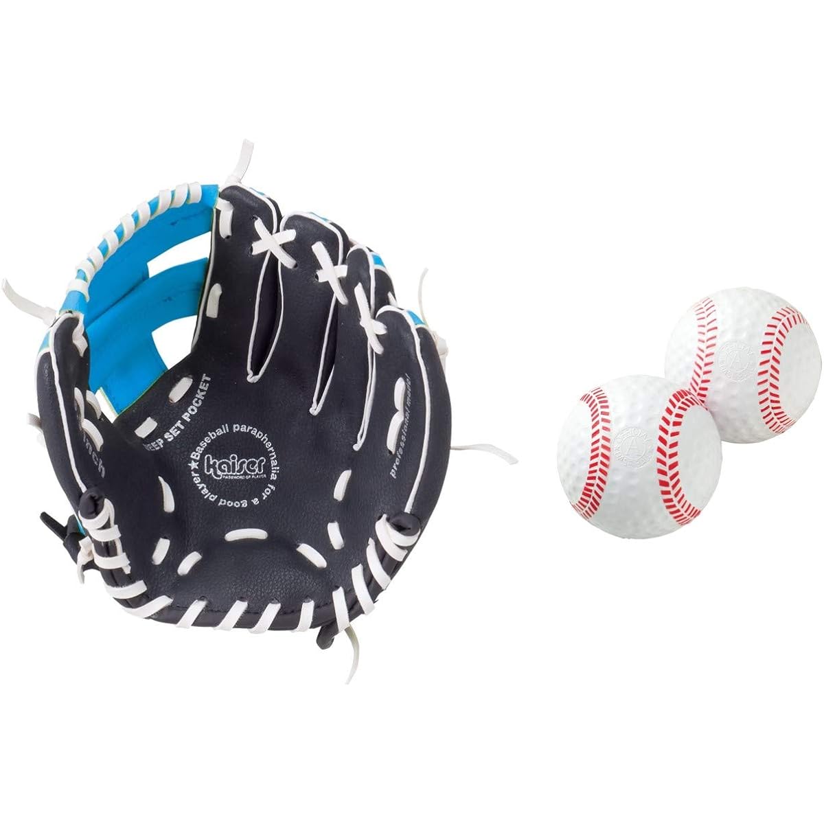 Kaiser Glove Dragonfly 9.5 Inch KW-343 Baseball Catchball Practice For Upper Elementary School Students Softball Leisure Family Sports