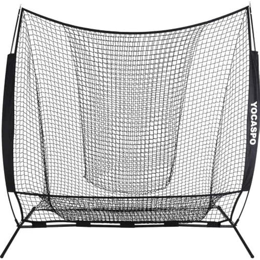 [YOCASPO] Yocaspo Batting Practice Large Baseball Net 2.1 x 2.1M Baseball Practice Net Club Activities Independent Training Batting Gauge Stationary Permanent Softball Hardball Compatible YCSP-BB-01