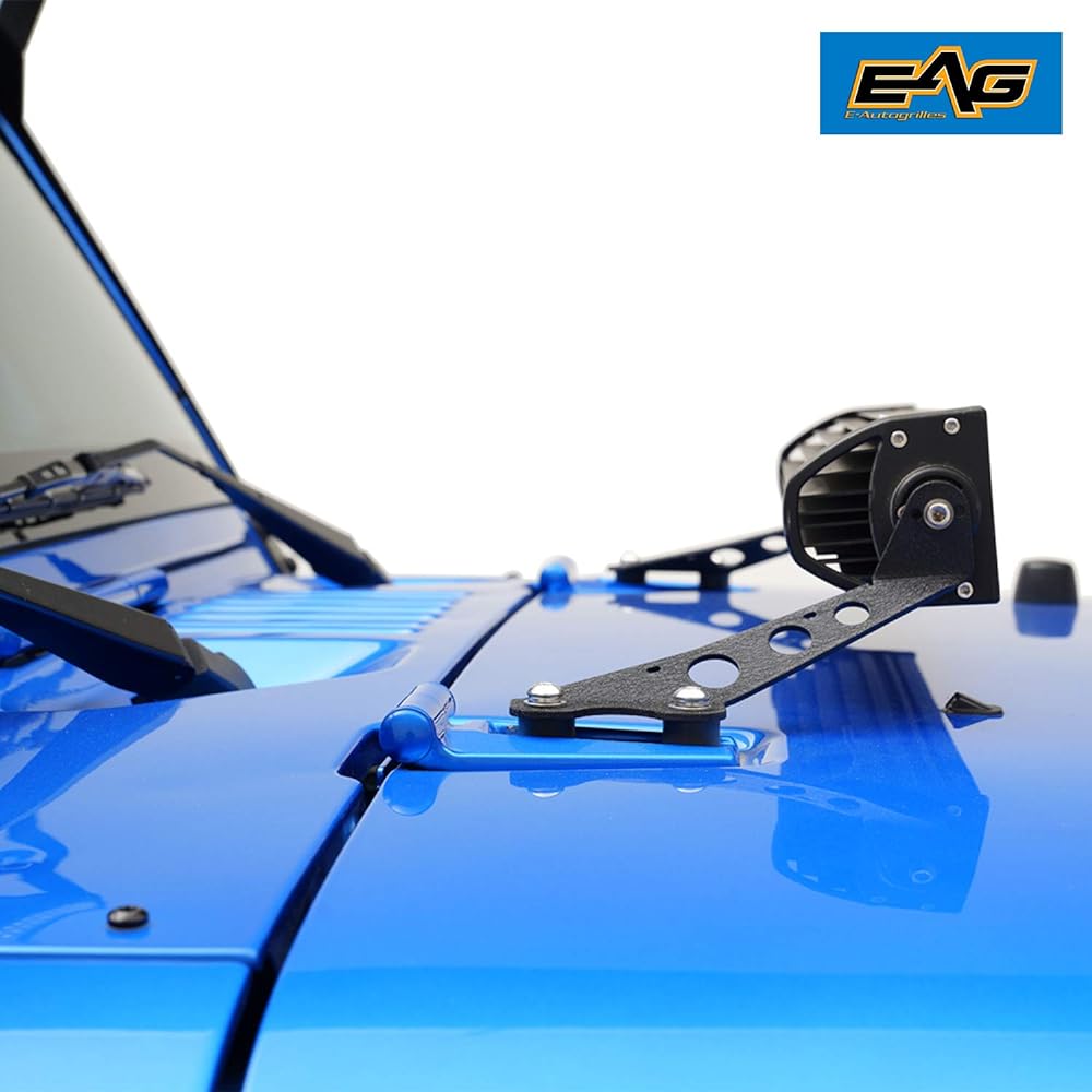 EAG 22 inch LED Light Bar Florter Food Mount Bracket Kit 07-18 For JK WRANGLER