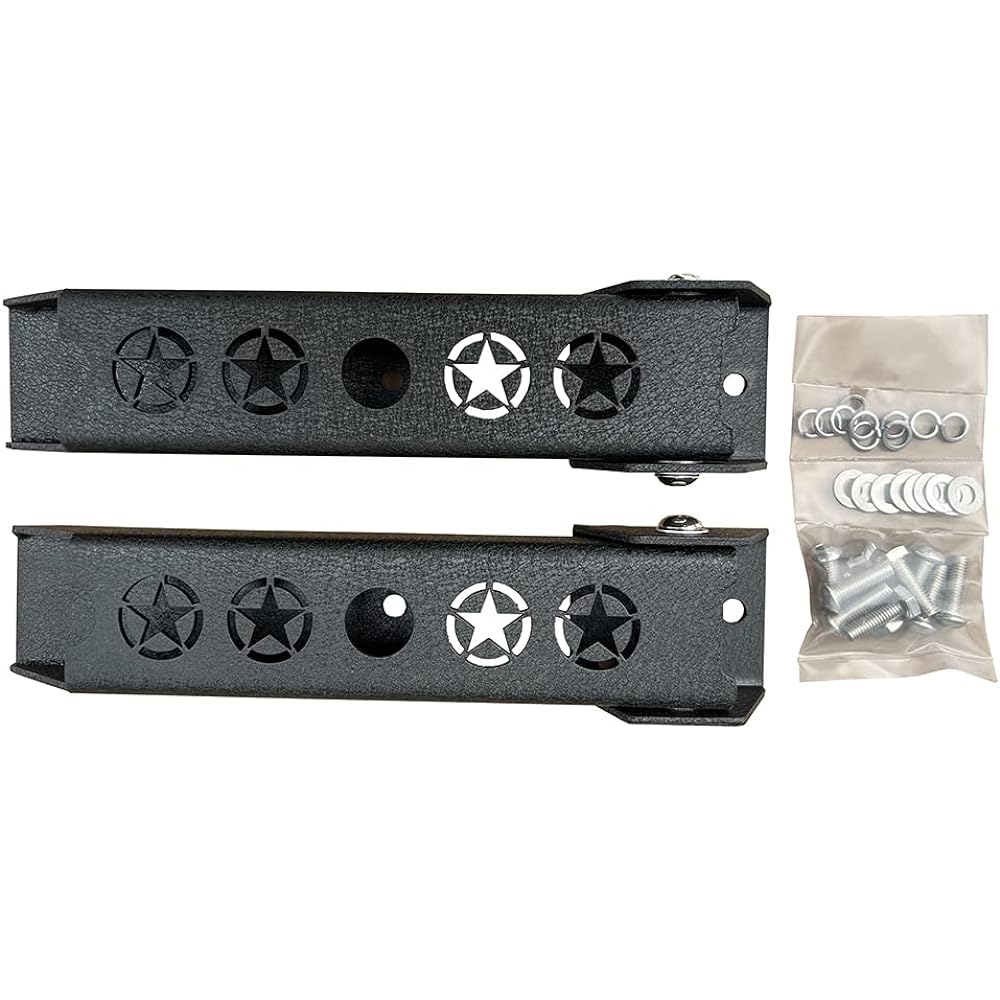 RONGHUI WRANGLER Tail Gate Hinge Set Star Steel Reinforcement 2007-2018 WRANGLER JK & JKU